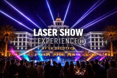 Alquiler de iluminacion laser para espectaculos y show para hoteles, edificios y eventos.
